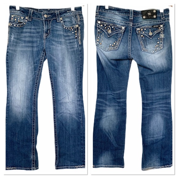 Miss Me Denim - Miss Me Medium Wash Signature Easy Boot Jeans
